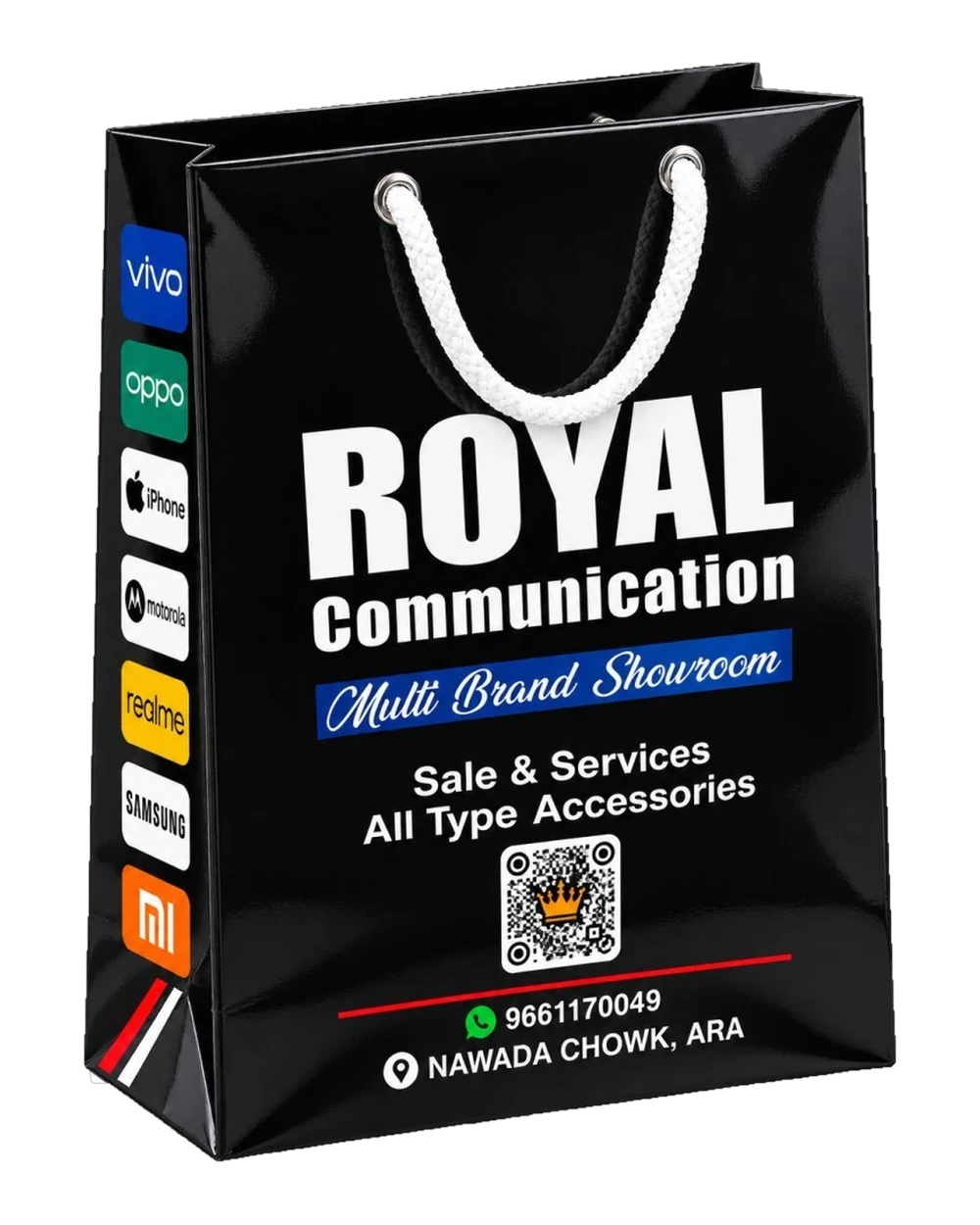 Mobile store paper bag