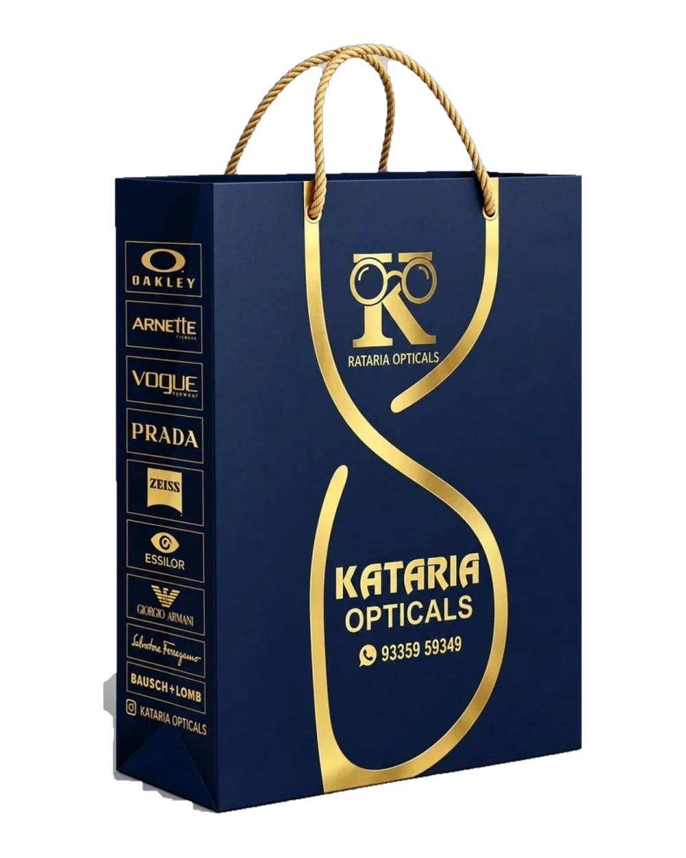 Optical store paper bag